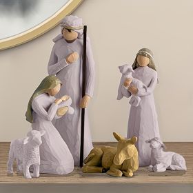 1pc, Nativity Figurine, Nativity Sculpted, Hand-Painted Nativity Figures, Holiday Decor, Christmas Decor, Wedding Decor, Holiday Gift, Christmas