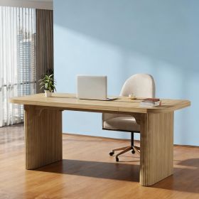 (old sku:S05790051 ) Wood Executive Desk Simple Rectangular Computer Desk Writing Table